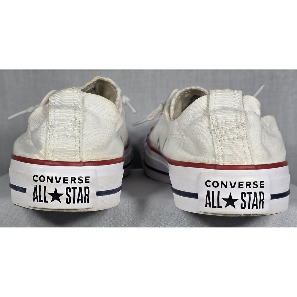 Converse Chuck Taylor All Star Shoreline White Slip-On Sneakers Women's 8 - Picture 8 of 11